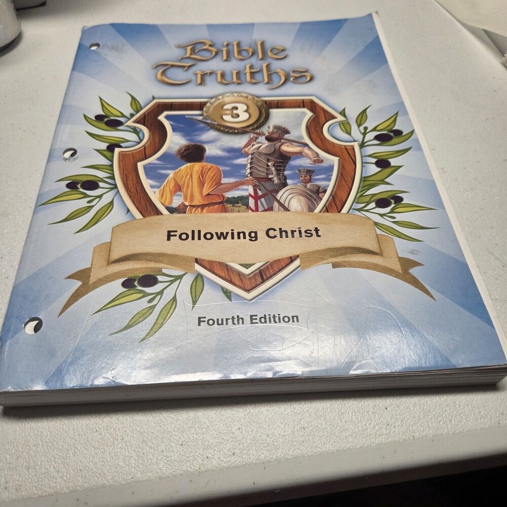 BJU Bible Truths 3 Following Christ Student Worktext 4th Edition Workbook
